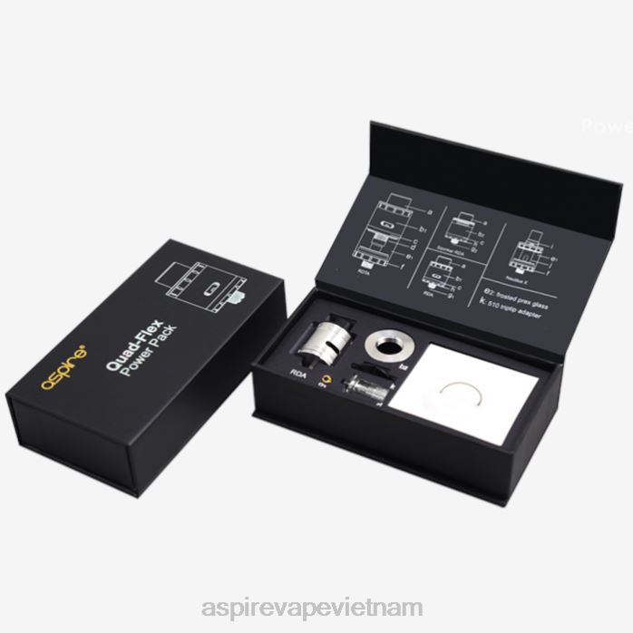 Aspire Quad-Flex bộ nguồn đen NX4DND192 - Aspire Vape Wiki